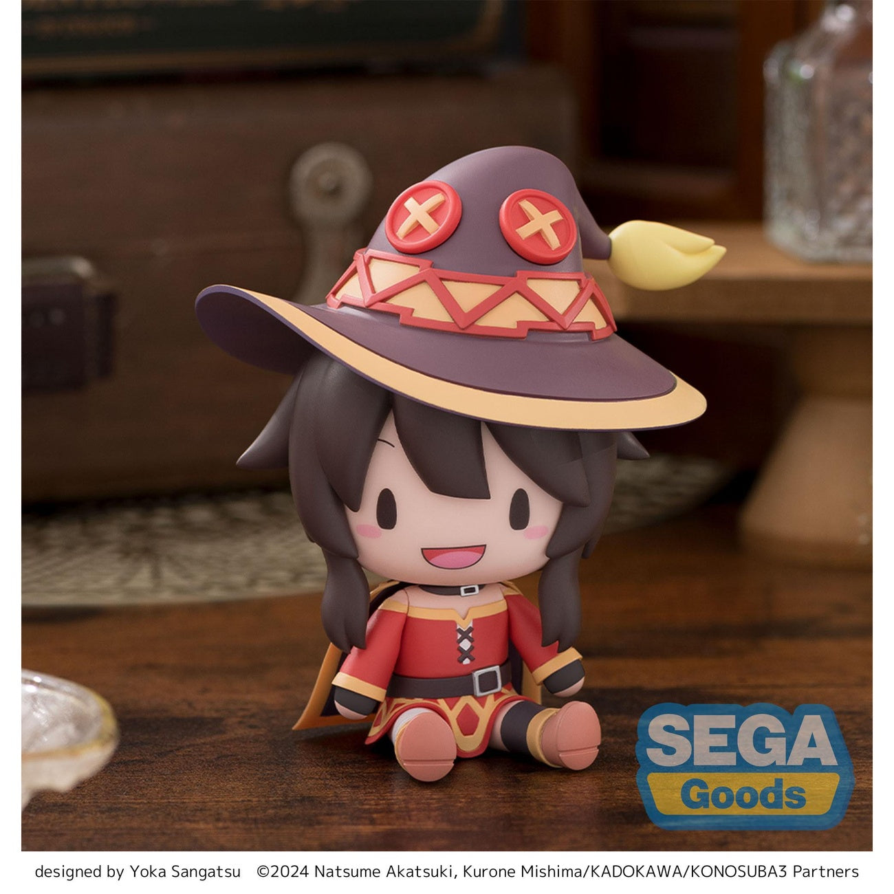 Productafbeelding Konosuba: God's Blessing on This Wonderful World! 3 Fuwa Petit Chibi-figuur Megumin 10 cm