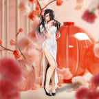 Productafbeelding Originele illustratie PVC-beeld Mai Okuma illustration Healing-Type White Chinese Dress Lady 26 cm