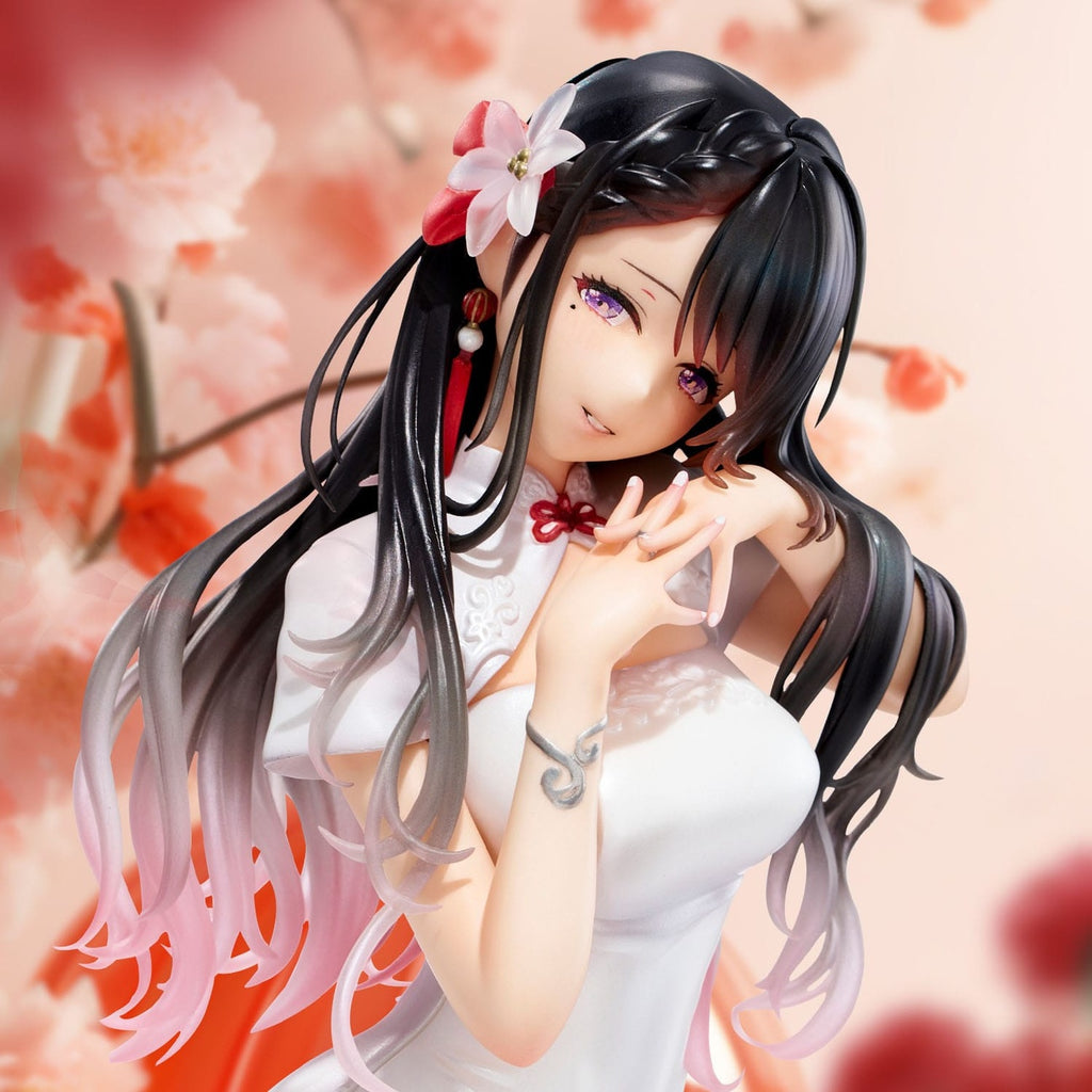 Productafbeelding Originele illustratie PVC-beeld Mai Okuma illustration Healing-Type White Chinese Dress Lady 26 cm