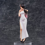 Productafbeelding Originele illustratie PVC-beeld Mai Okuma illustration Healing-Type White Chinese Dress Lady 26 cm