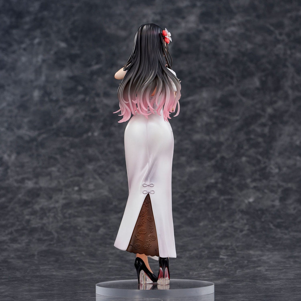 Productafbeelding Originele illustratie PVC-beeld Mai Okuma illustration Healing-Type White Chinese Dress Lady 26 cm