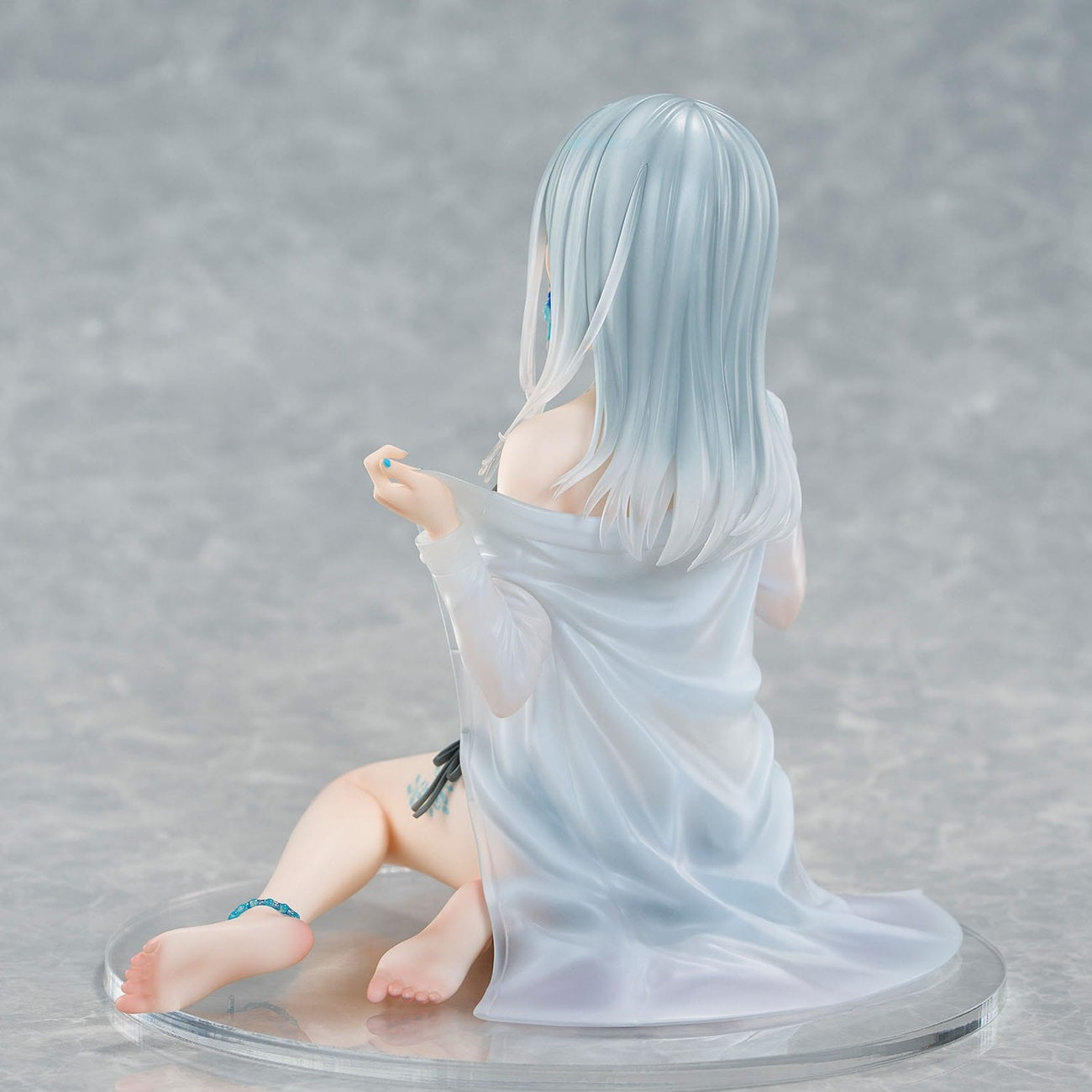 Product image Original Character PVC Statue 1/7 Silver-Haired Girl Sky Blue Morning Special Outfit Ver. by Fuumi Illustration 16 cm