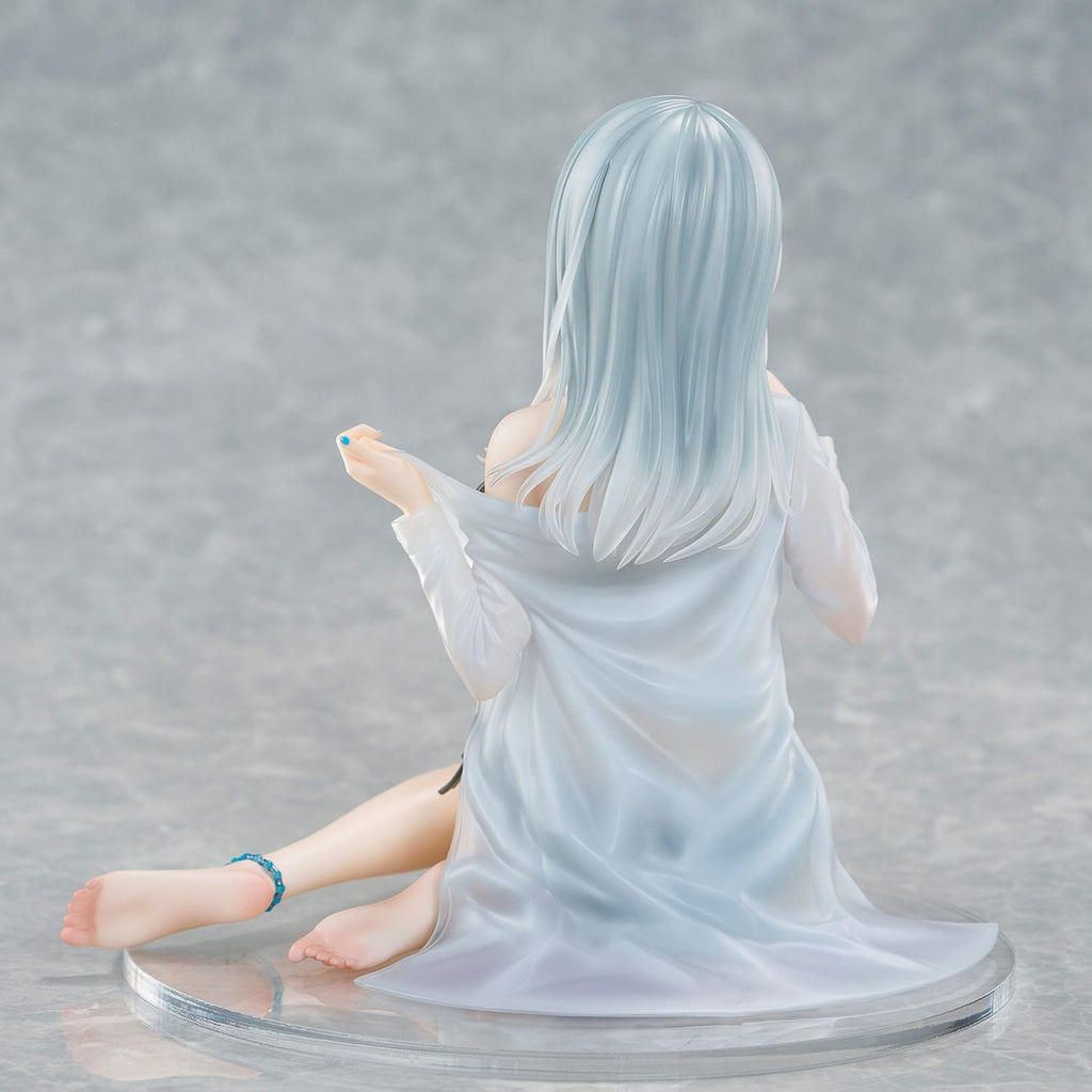 Product image Original Character PVC Statue 1/7 Silver-Haired Girl Sky Blue Morning Special Outfit Ver. by Fuumi Illustration 16 cm