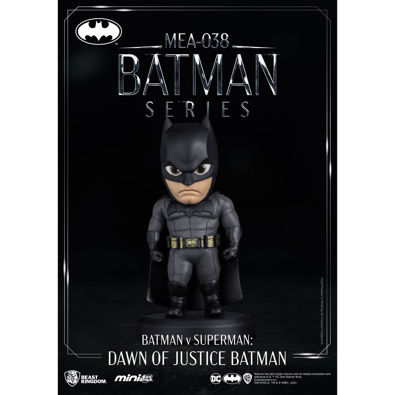 Productafbeelding DC Comics Mini Egg Attack Figuur Batman v Superman: Dawn of Justice Batman 8 cm