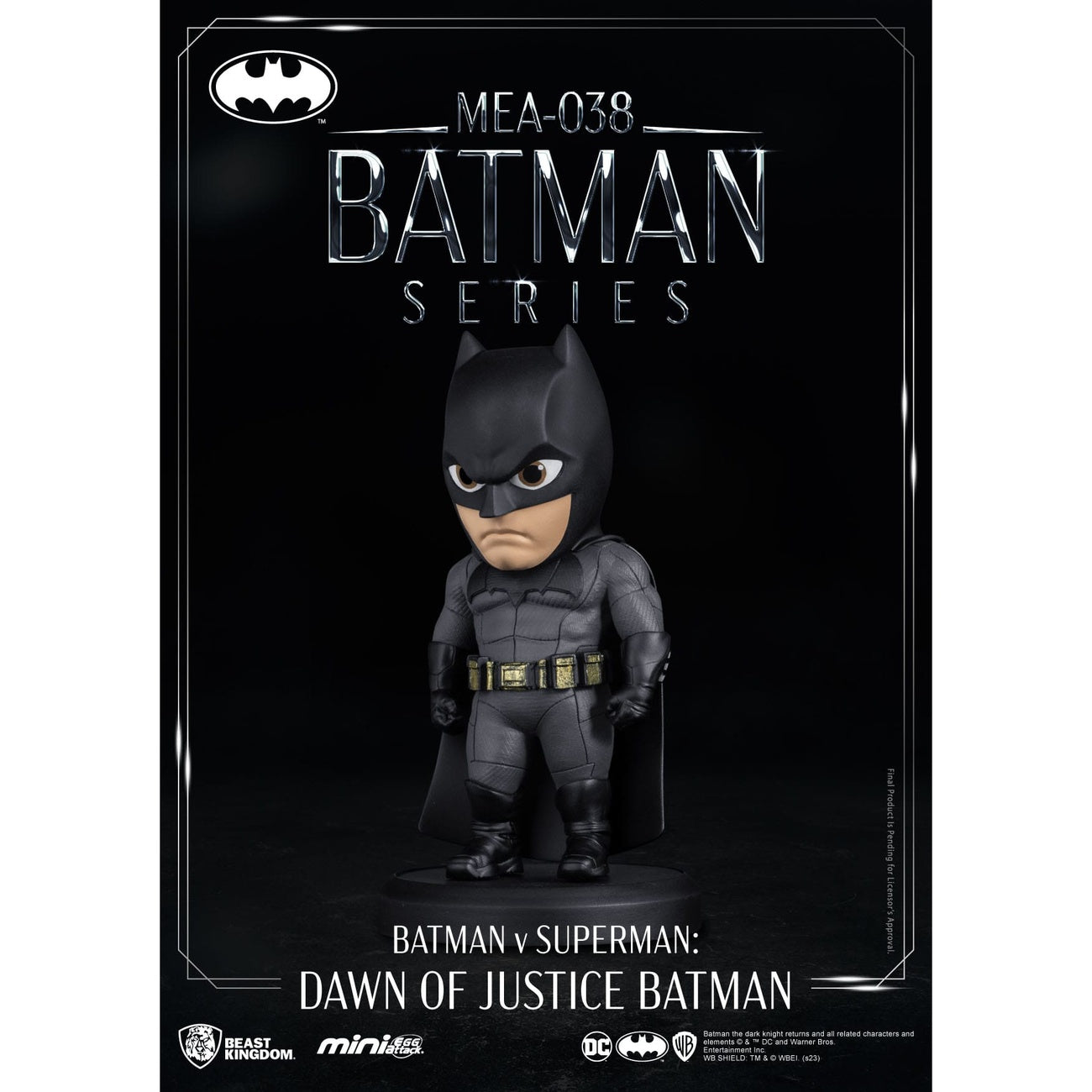 Productafbeelding DC Comics Mini Egg Attack Figuur Batman v Superman: Dawn of Justice Batman 8 cm