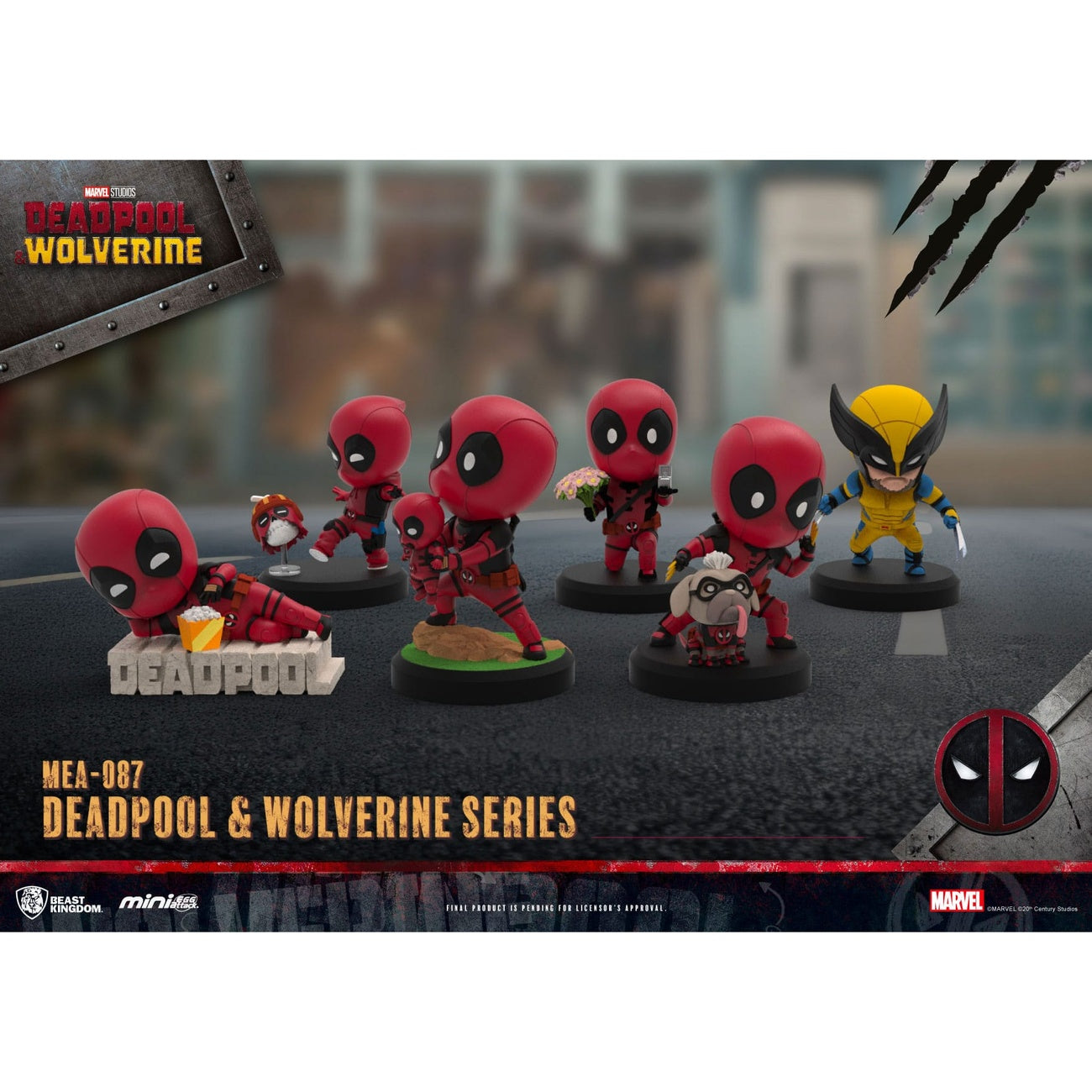 Product image Deadpool 3 Deadpool & Wolverine Series Mini Egg Attack Figure Set 8 cm