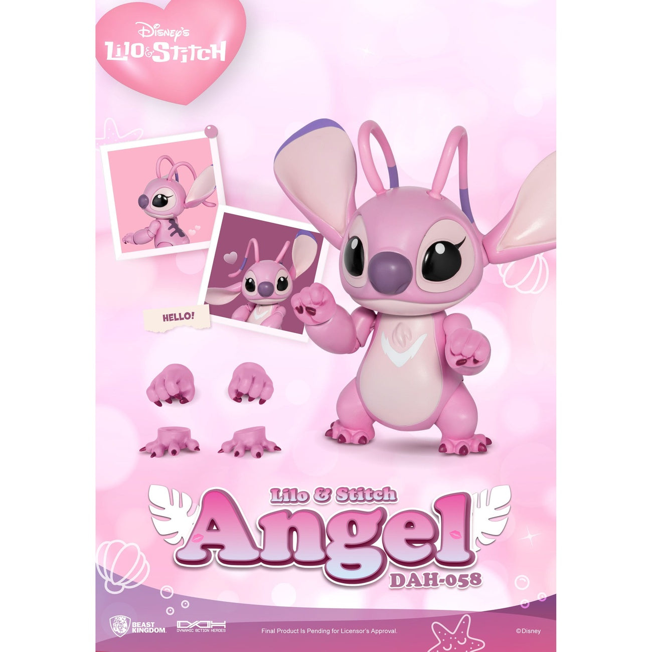 Productafbeelding Disney Dynamic 8ction Heroes actiefiguur 1/9 Angel (Lilo & Stitch) 16 cm