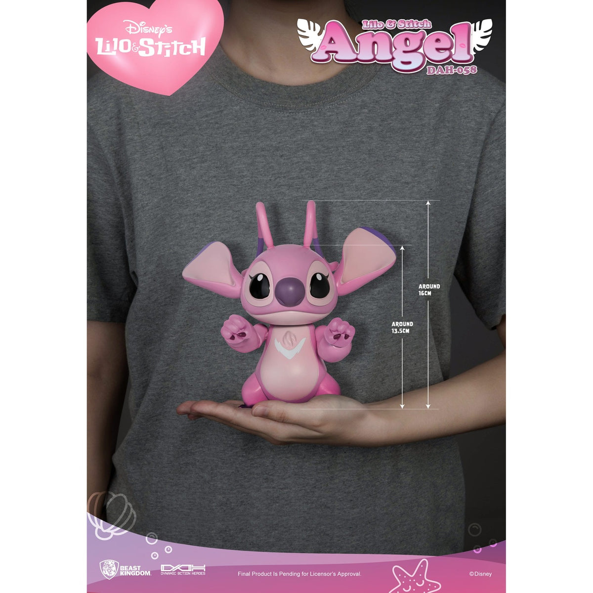 Productafbeelding Disney Dynamic 8ction Heroes actiefiguur 1/9 Angel (Lilo & Stitch) 16 cm