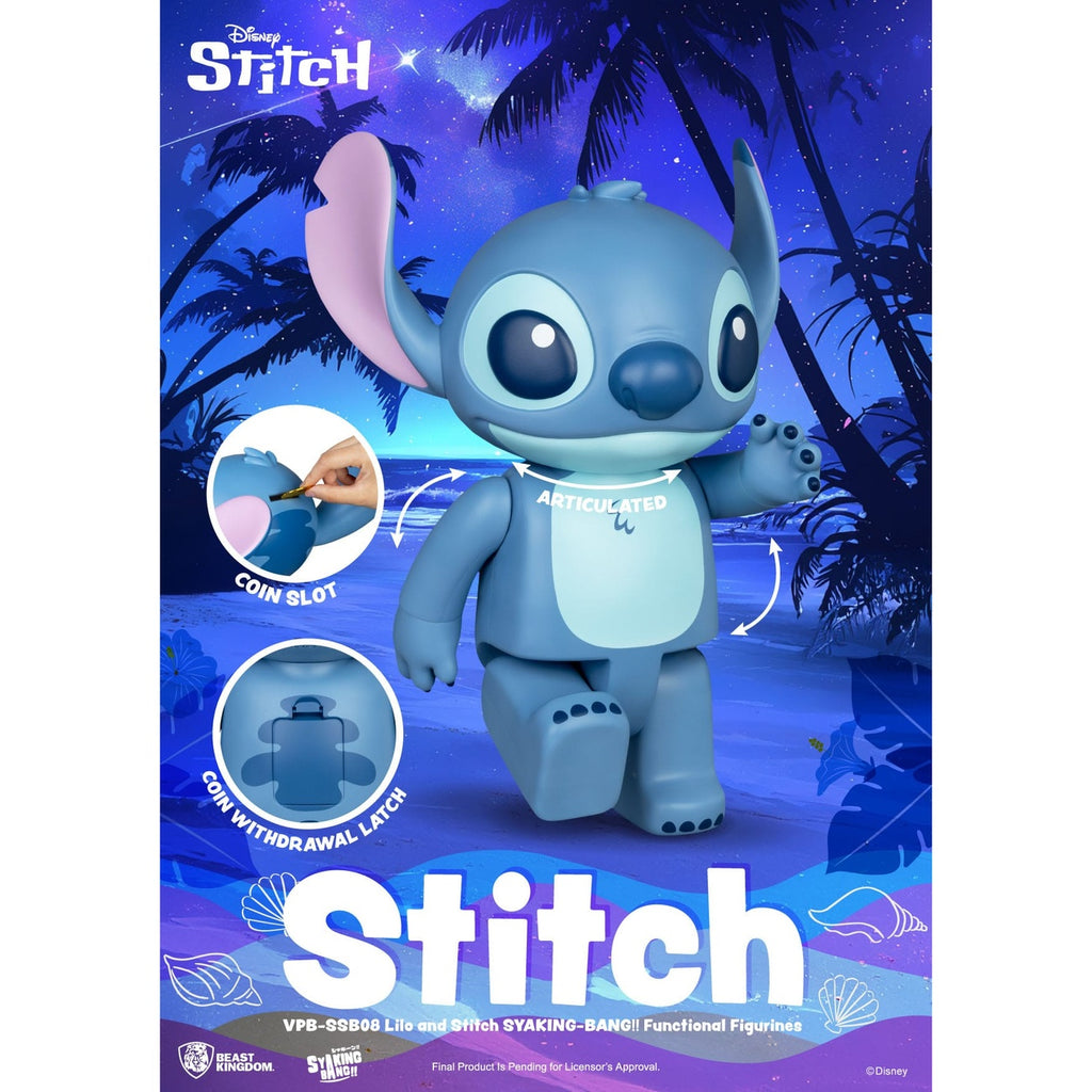 Productafbeelding Lilo & Stitch Syaking Bang vinyl spaarpot Stitch 30 cm