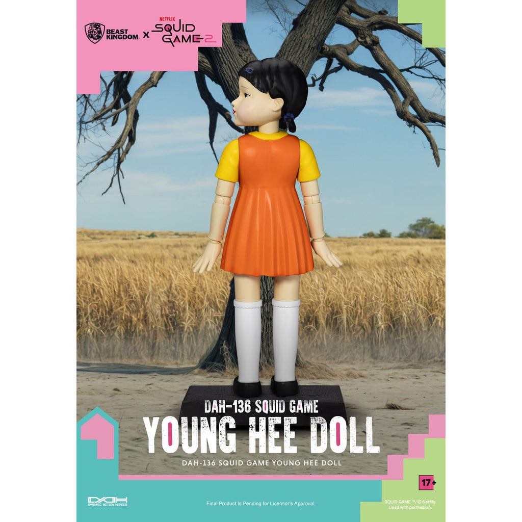 Productafbeelding Squid Game actiefiguur met geluid Young Hee Doll 30 cm