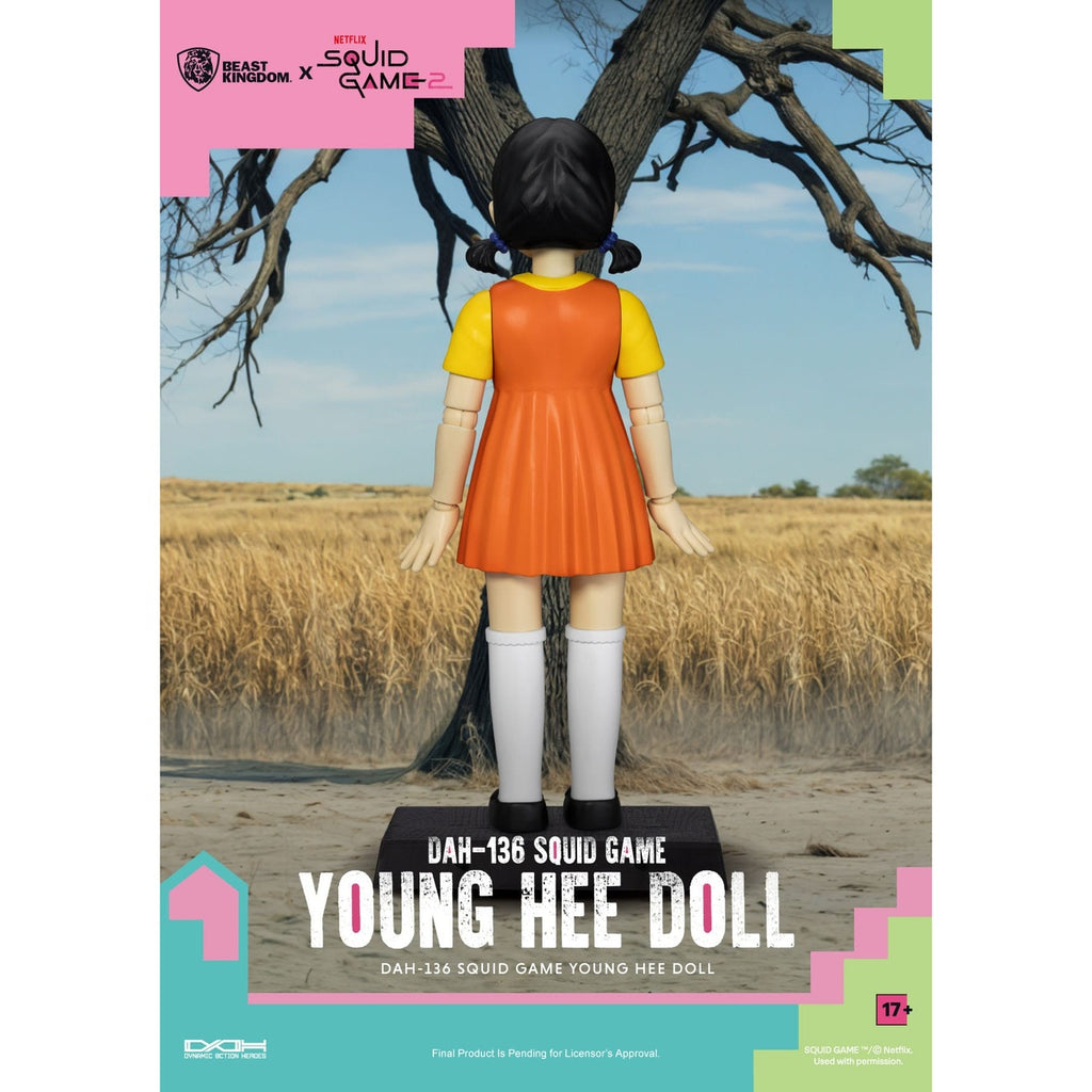 Productafbeelding Squid Game actiefiguur met geluid Young Hee Doll 30 cm