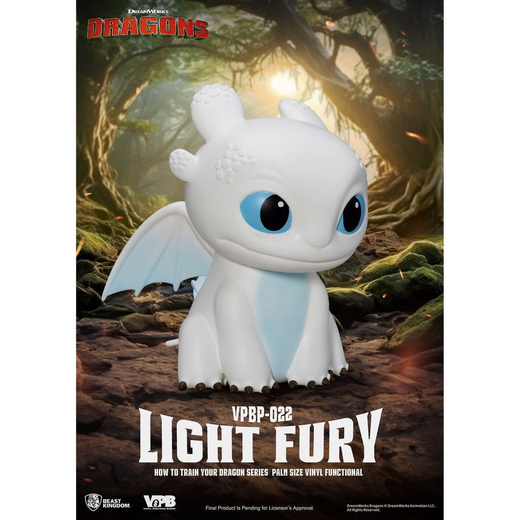Productafbeelding How to Train Your Dragon Piggy Vinyl Spaarpot Light Fury 12 cm
