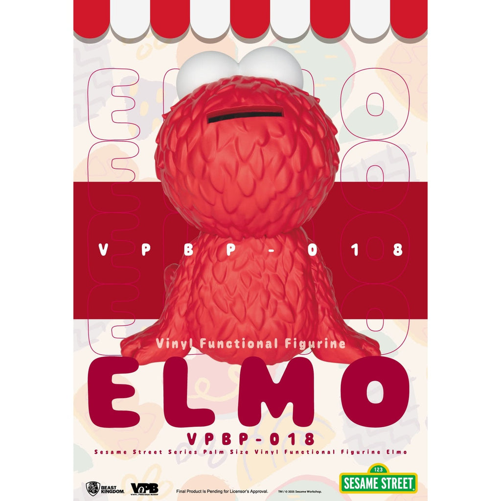 Productafbeelding Sesamstraat Piggy vinyl spaarpot Elmo 12 cm