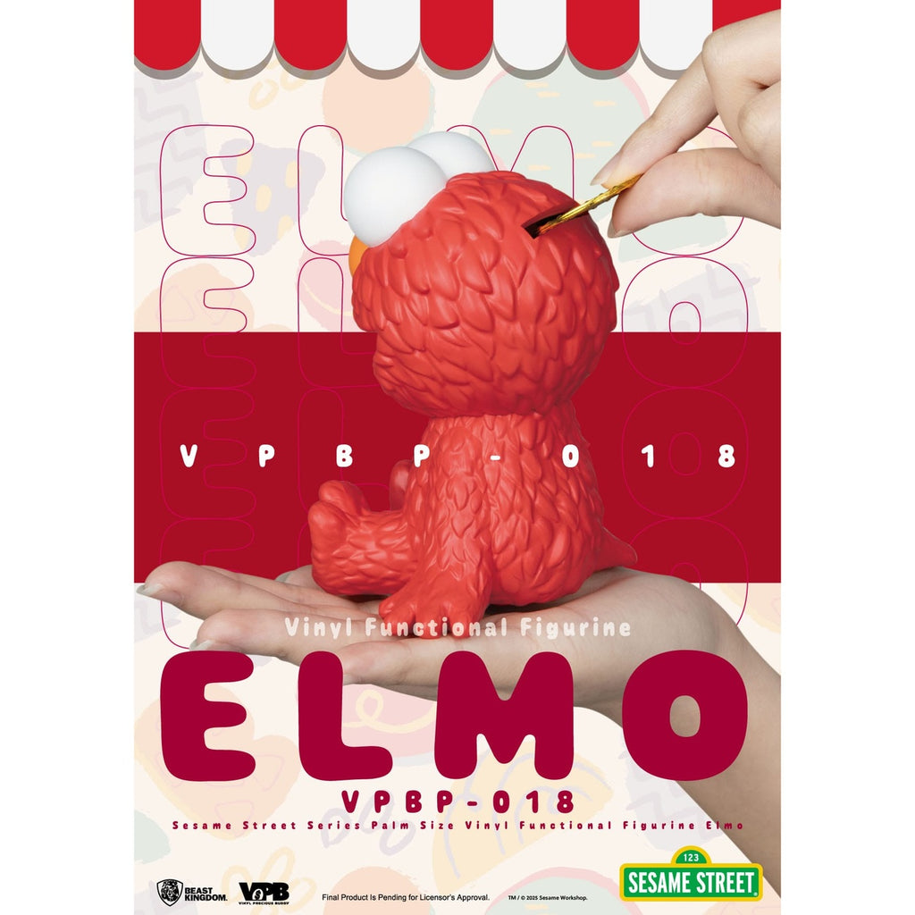 Productafbeelding Sesamstraat Piggy vinyl spaarpot Elmo 12 cm