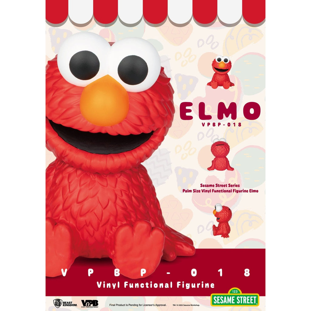 Productafbeelding Sesamstraat Piggy vinyl spaarpot Elmo 12 cm