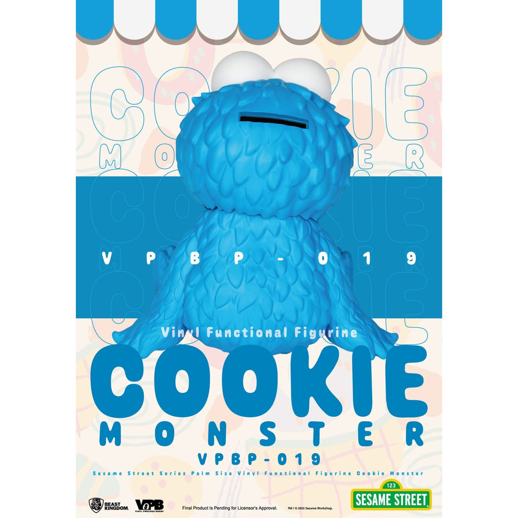 Productafbeelding Sesamstraat Piggy vinyl spaarpot Cookie Monster 12 cm