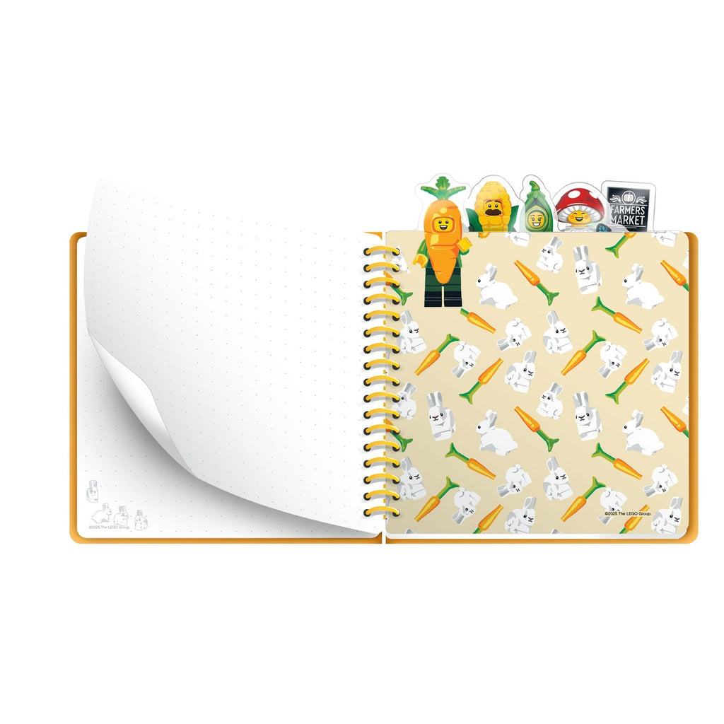 Productafbeelding LEGO Minifigures Tab-notitieboek Boerenmarkt