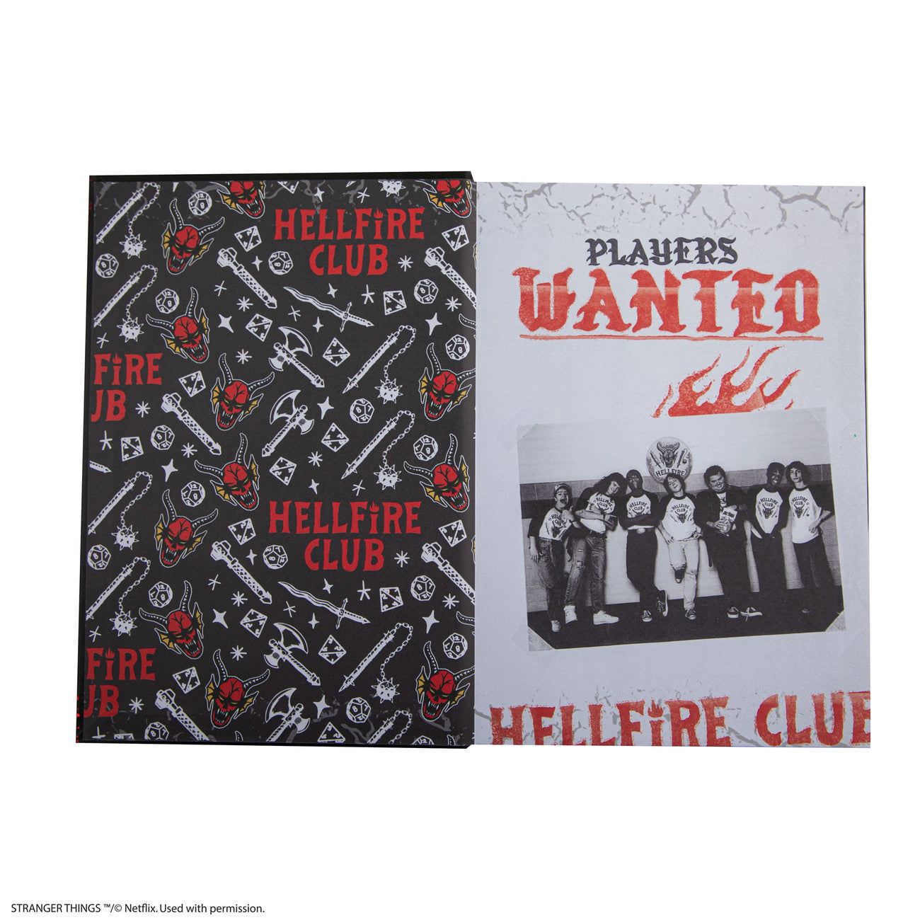 Productafbeelding Stranger Things Notitieboek Hellfire Club