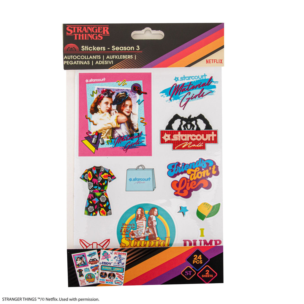 Productafbeelding Stranger Things Stickerset Seizoen 3