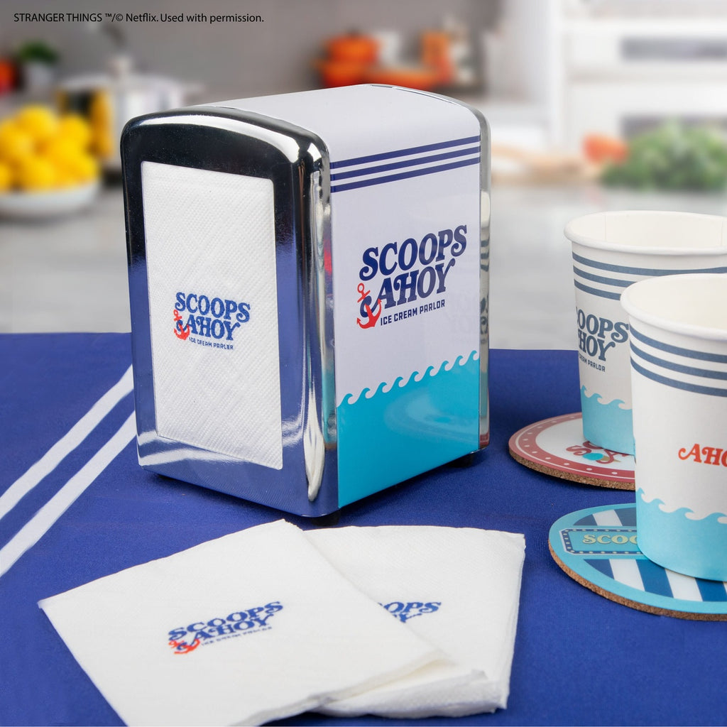 Productafbeelding Stranger Things Servettenhouder-set Scoops Ahoy