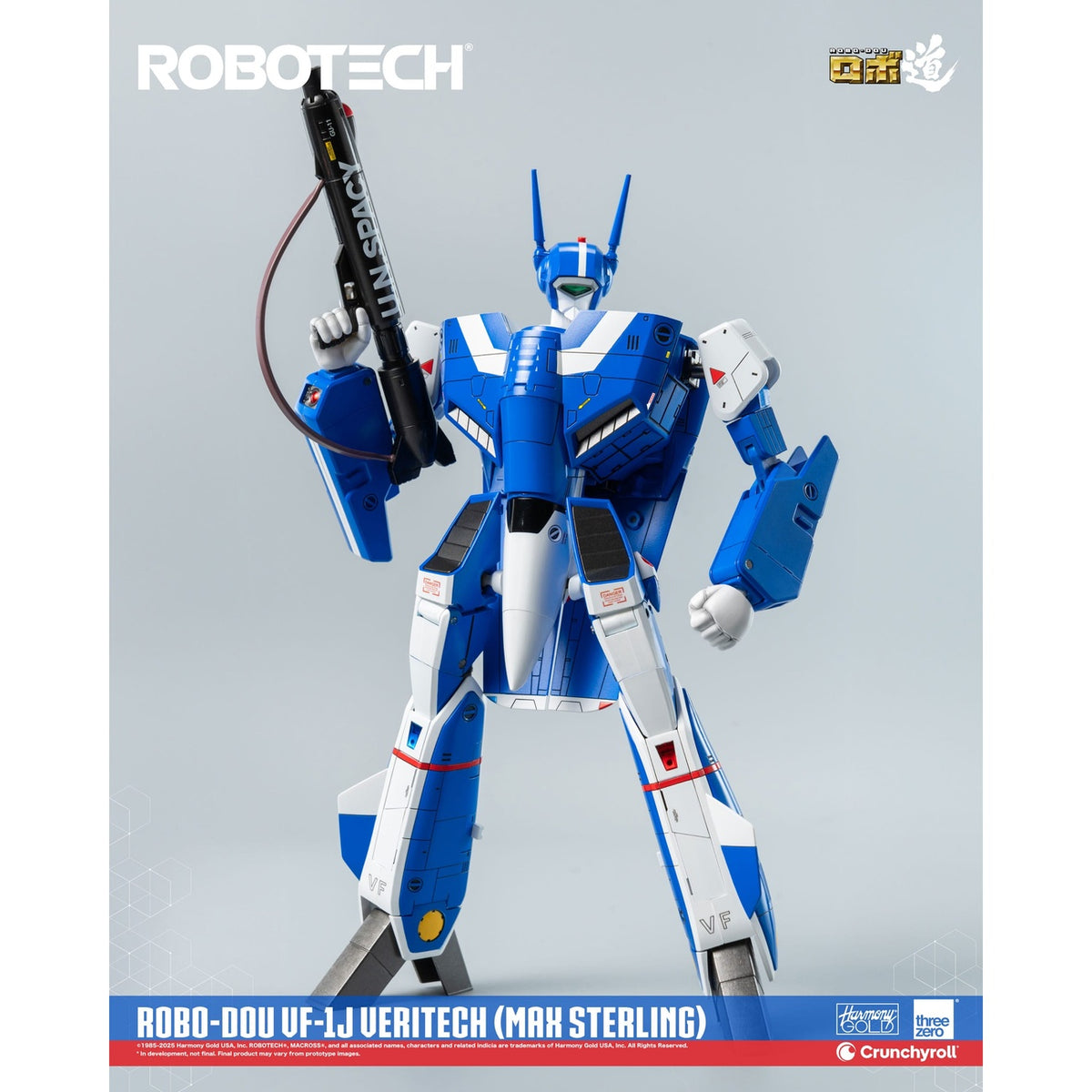 Productafbeelding Robotech Actiefiguur ROBO-DOU VF-1J Veritech (Max Sterling) 20 cm