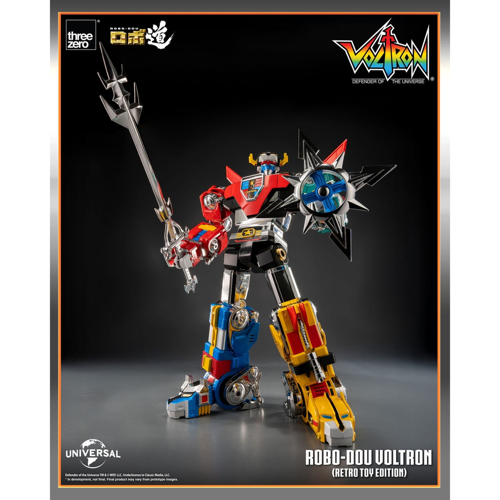 Productafbeelding Voltron: Defender of the Universe Robo-Dou actiefiguur Voltron Retro Toy Edition 27 cm