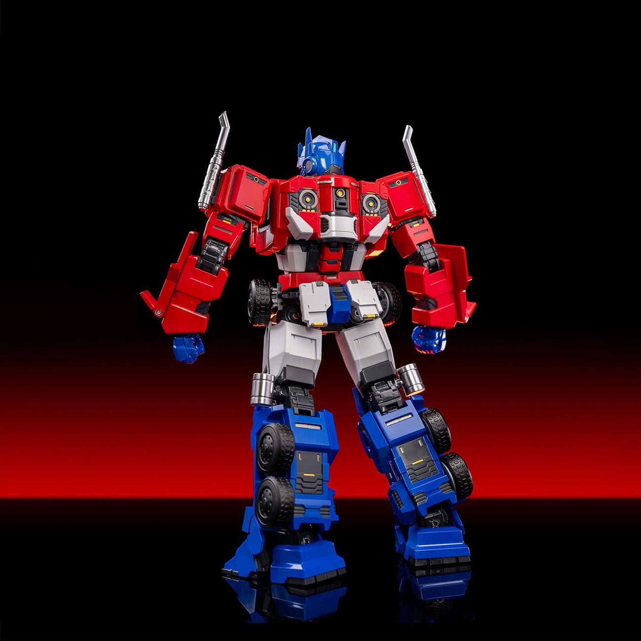Productafbeelding Transformers Combot gegoten metalen actiefiguur Optimus Prime 19 cm