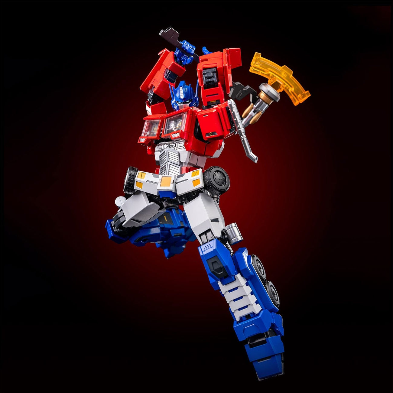 Productafbeelding Transformers Combot gegoten metalen actiefiguur Optimus Prime 19 cm