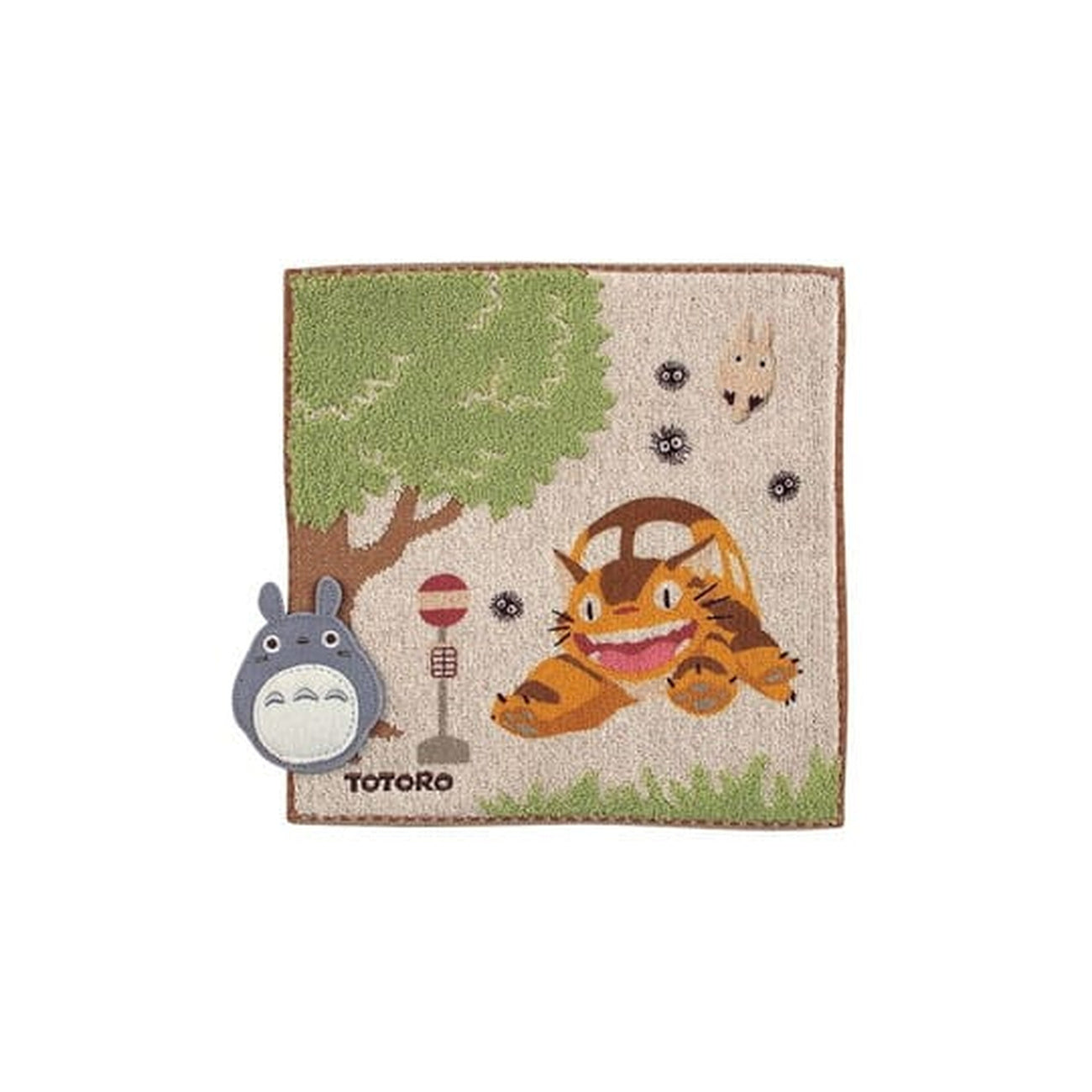 Productafbeelding My Neighbor Totoro mini-handdoek Bushalte 25 x 25 cm