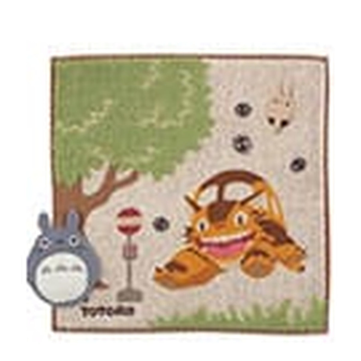 Productafbeelding My Neighbor Totoro mini-handdoek Bushalte 25 x 25 cm
