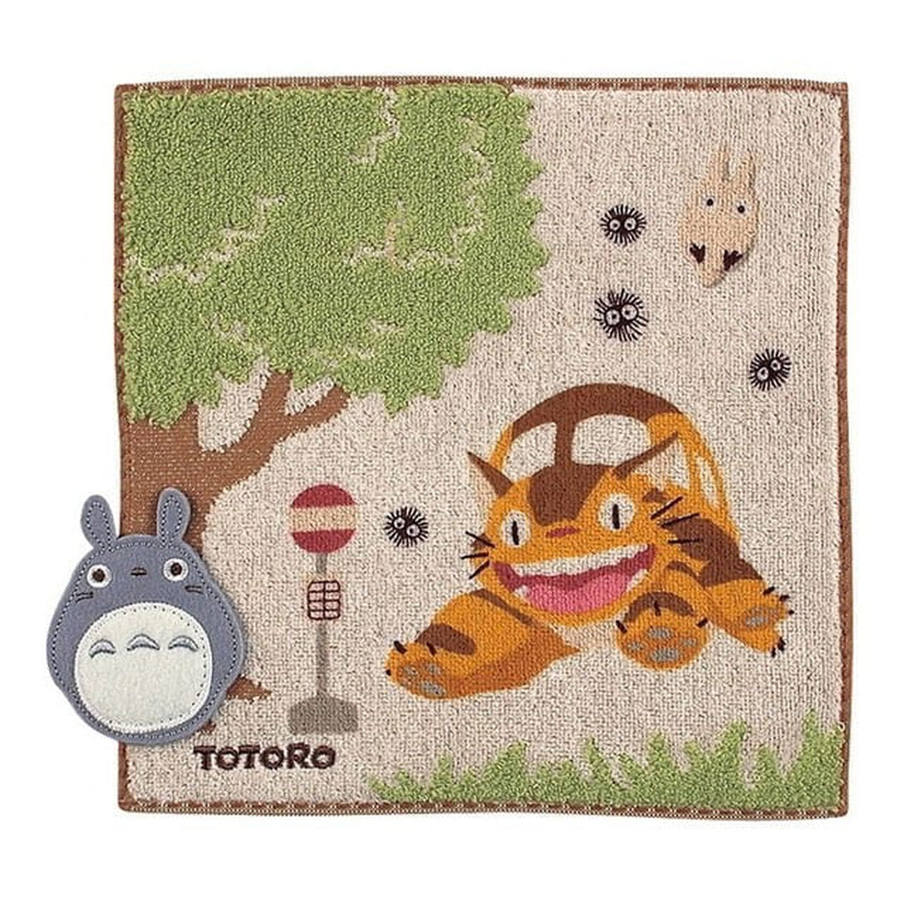 Productafbeelding My Neighbor Totoro mini-handdoek Bushalte 25 x 25 cm