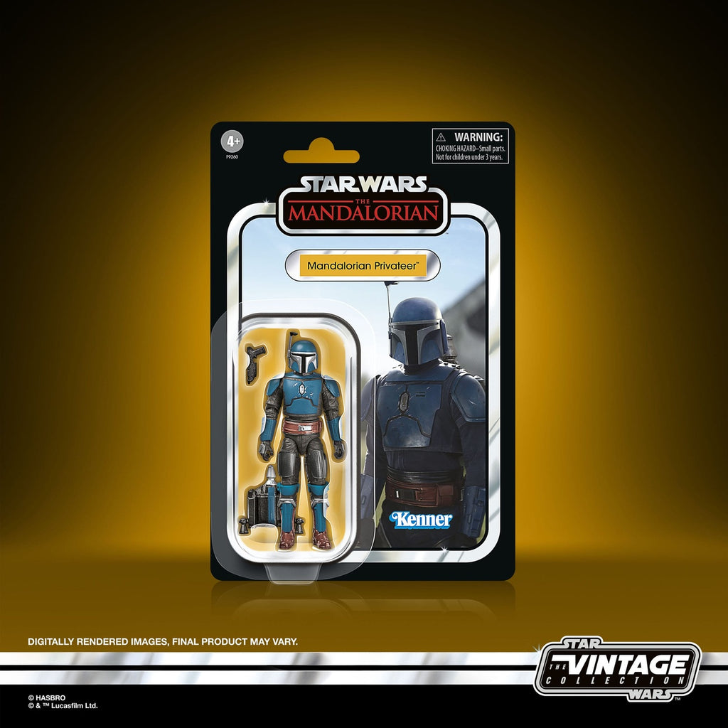 Productafbeelding Star Wars: The Mandalorian Vintage Collection Moff Gideons Imperial Light Cruiser Hallway met Mandalorian Privateer Act
