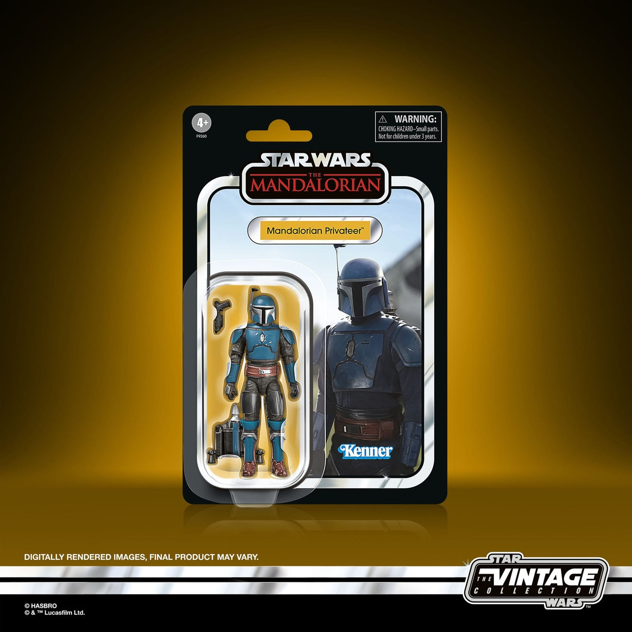 Productafbeelding Star Wars: The Mandalorian Vintage Collection Moff Gideons Imperial Light Cruiser Hallway met Mandalorian Privateer Act