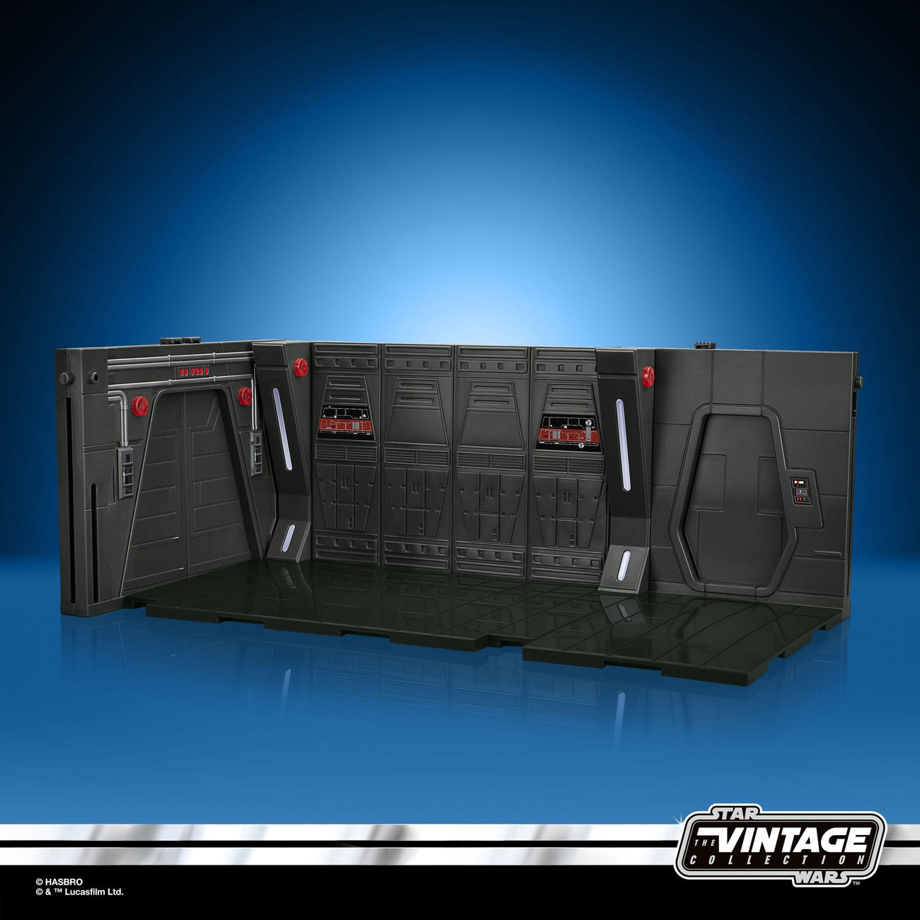 Productafbeelding Star Wars: The Mandalorian Vintage Collection Moff Gideons Imperial Light Cruiser Hallway met Mandalorian Privateer Act