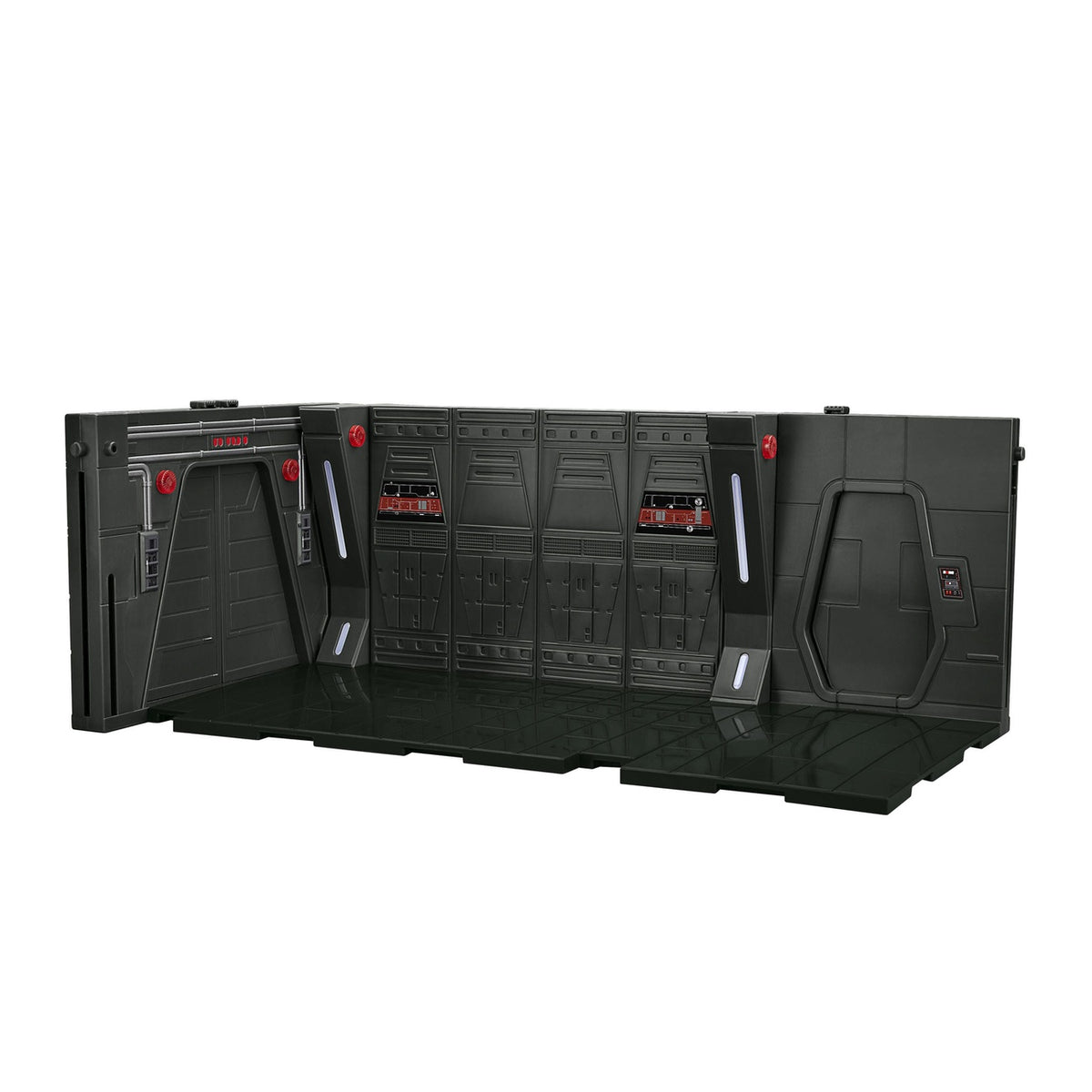 Productafbeelding Star Wars: The Mandalorian Vintage Collection Moff Gideons Imperial Light Cruiser Hallway met Mandalorian Privateer Act