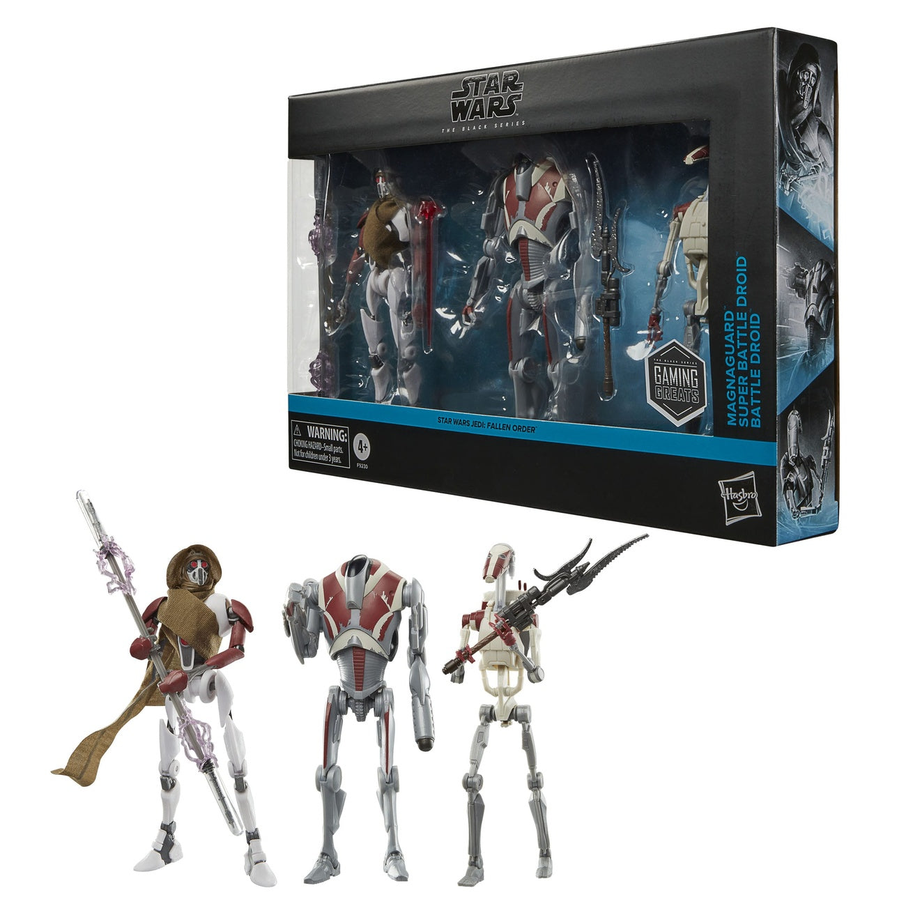 Productafbeelding Star Wars Jedi: Survivor Black Series Actiefiguren 3-pack Magna Guard, Super Battle Droid & Battle Droid