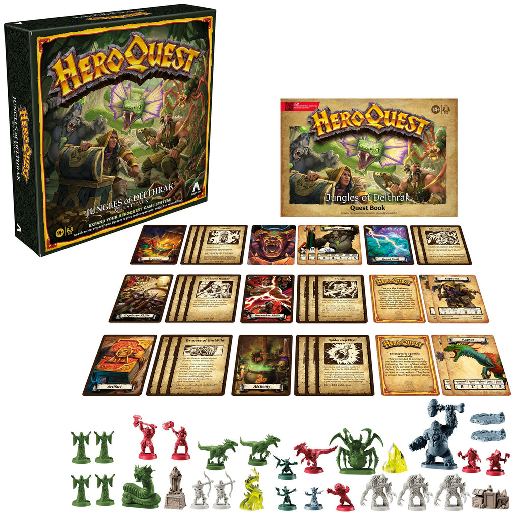 Productafbeelding HeroQuest Bordspel-uitbreiding Jungles of Delthrak Adventure Pack *Engelse versie*