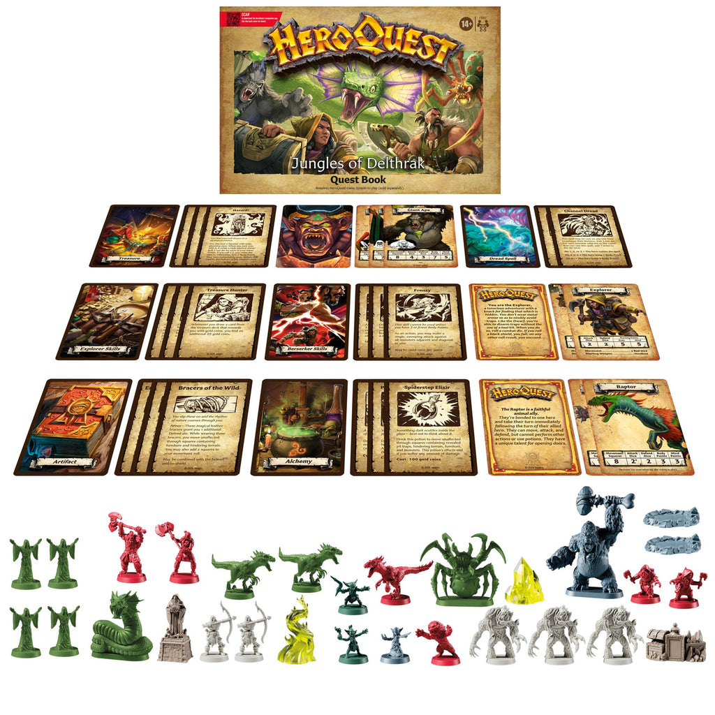 Productafbeelding HeroQuest Bordspel-uitbreiding Jungles of Delthrak Adventure Pack *Engelse versie*