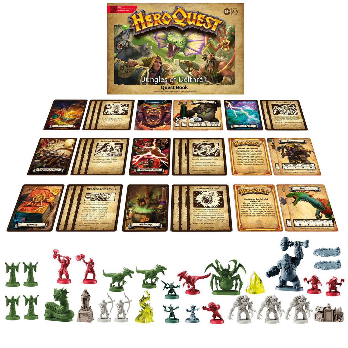 Productafbeelding HeroQuest Bordspel-uitbreiding Jungles of Delthrak Adventure Pack *Engelse versie*