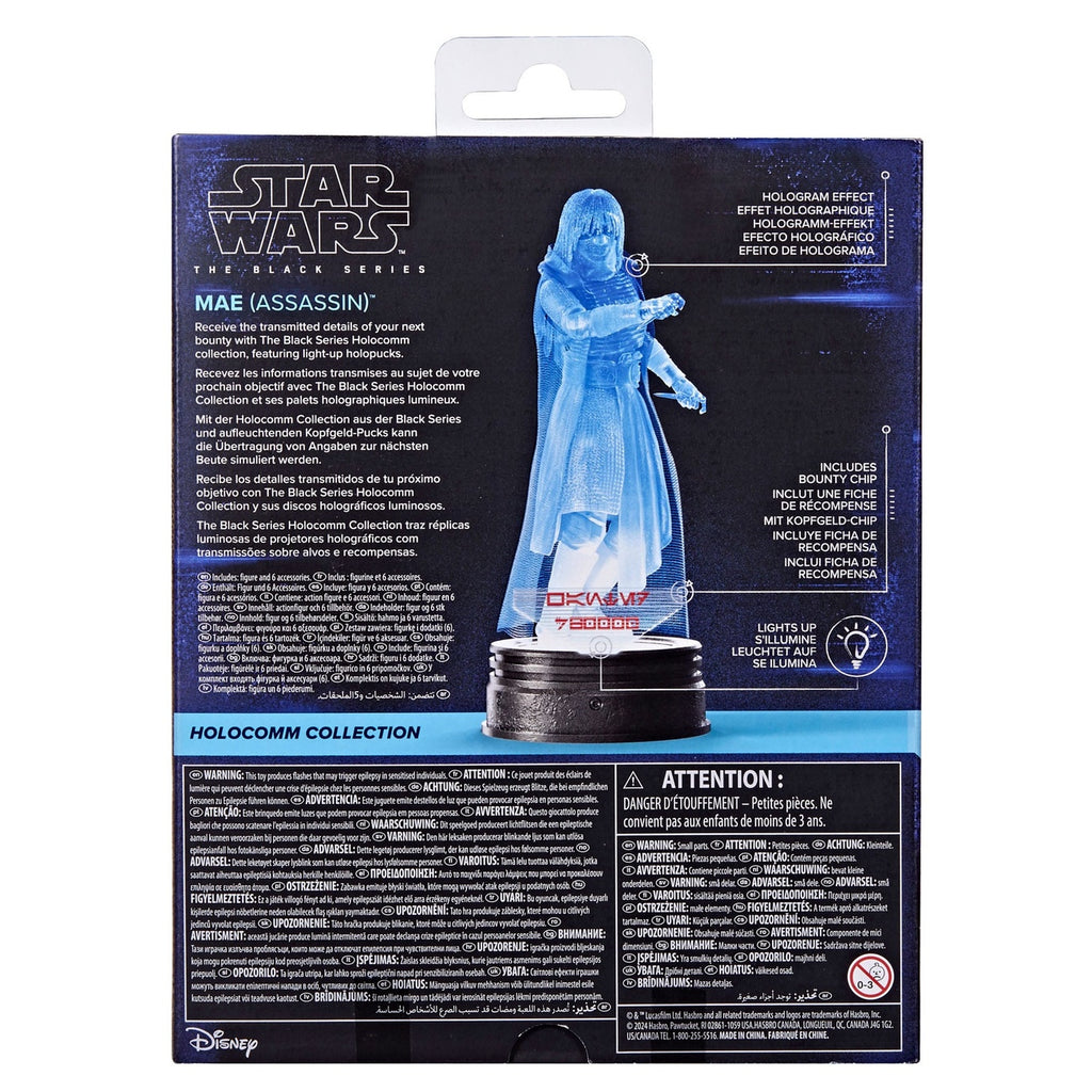 Productafbeelding Star Wars Black Series Holocomm Collection actiefiguur Mae (Assassin) 15 cm