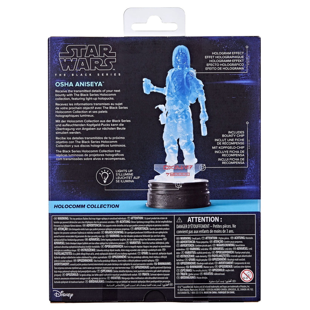 Productafbeelding Star Wars Black Series Holocomm Collection Actiefiguur Osha Aniseya 15 cm