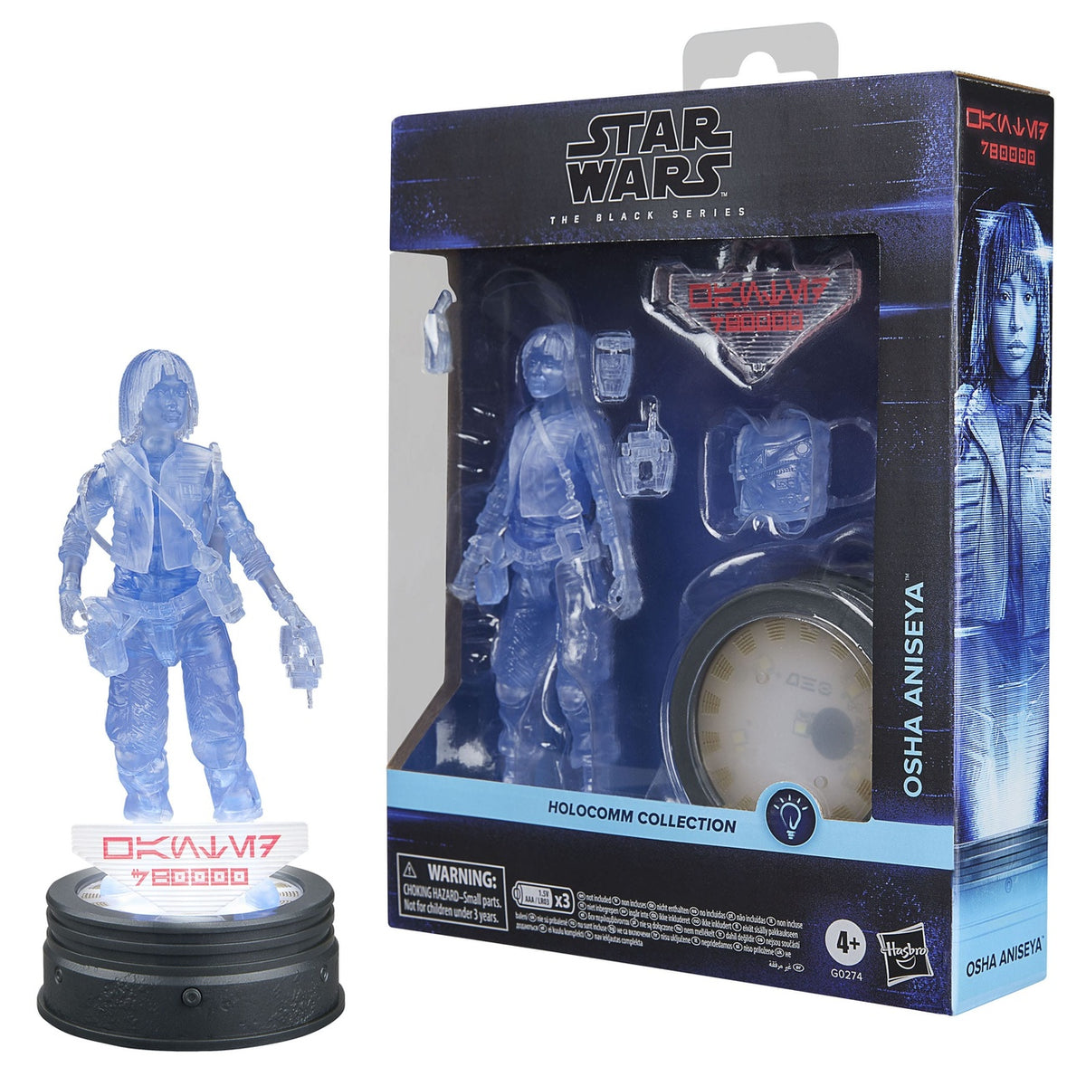 Productafbeelding Star Wars Black Series Holocomm Collection Actiefiguur Osha Aniseya 15 cm