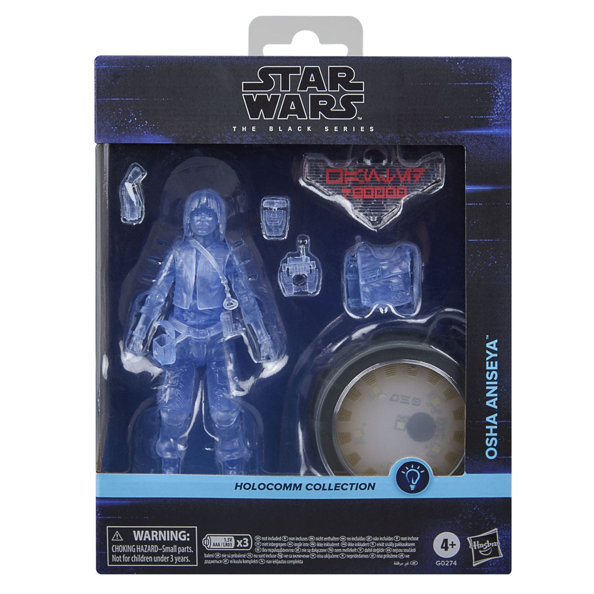 Productafbeelding Star Wars Black Series Holocomm Collection Actiefiguur Osha Aniseya 15 cm
