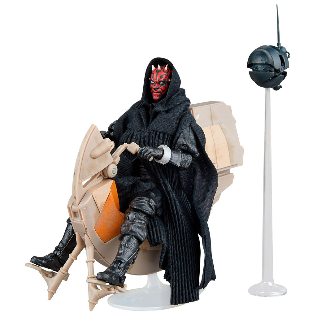 Productafbeelding Star Wars Episode I Black Series Voertuig met Darth Maul Actiefiguur & Sith Speeder 25th Anniversary