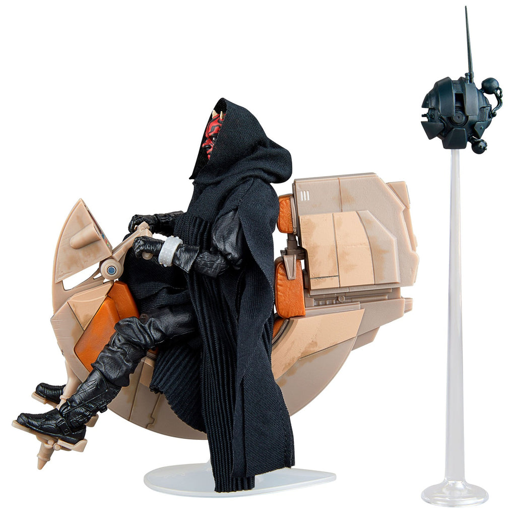 Productafbeelding Star Wars Episode I Black Series Voertuig met Darth Maul Actiefiguur & Sith Speeder 25th Anniversary