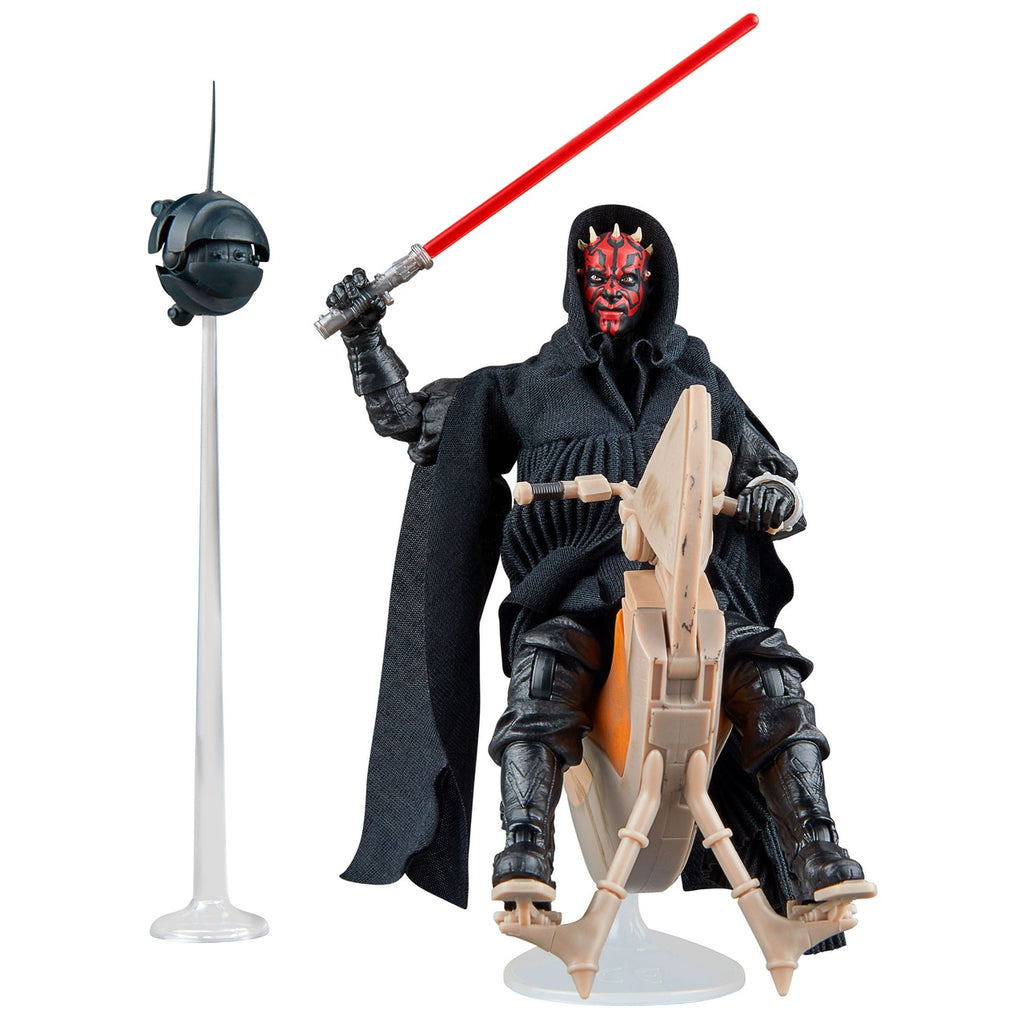 Productafbeelding Star Wars Episode I Black Series Voertuig met Darth Maul Actiefiguur & Sith Speeder 25th Anniversary