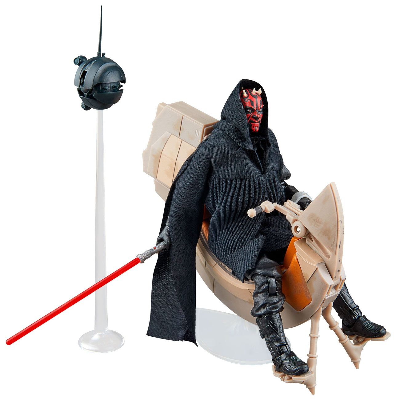 Productafbeelding Star Wars Episode I Black Series Voertuig met Darth Maul Actiefiguur & Sith Speeder 25th Anniversary