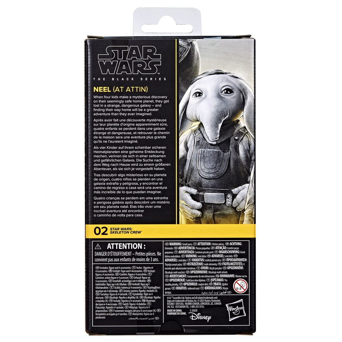 Productafbeelding Star Wars: Skeleton Crew Black Series Actiefiguur Neel (At Attin) 15 cm