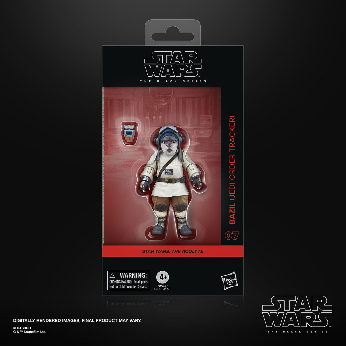 Productafbeelding Star Wars: The Acolyte Black Series Actiefiguur Bazil (Jedi Order Tracker) 10 cm