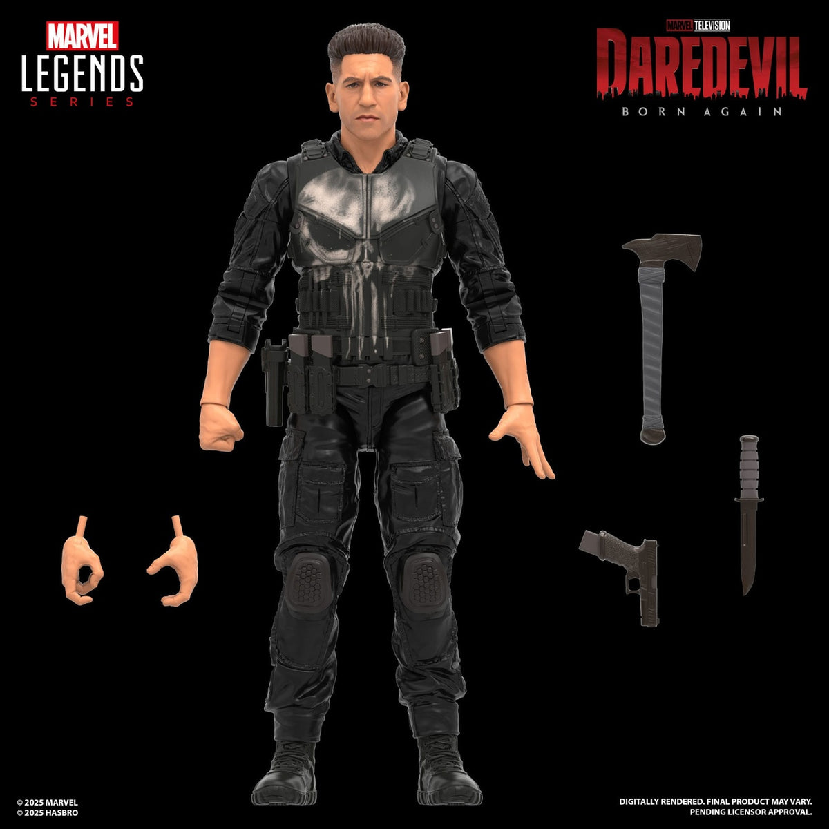 Productafbeelding Daredevil: Born Again Marvel Legends actiefiguur Punisher 15 cm